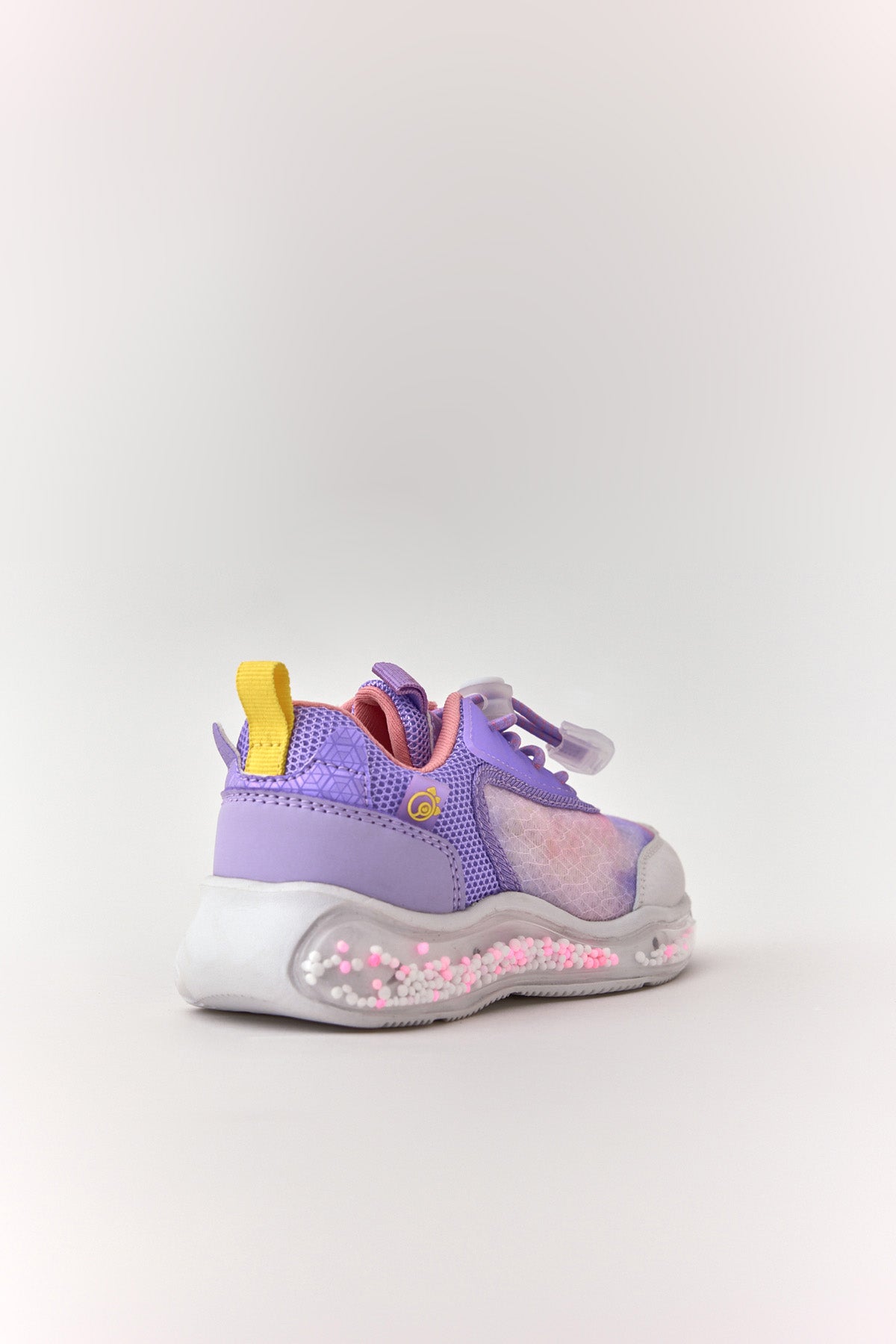 Lila Kız Bubble Baloncuk Tabanlı Işıklı Çocuk Sneaker