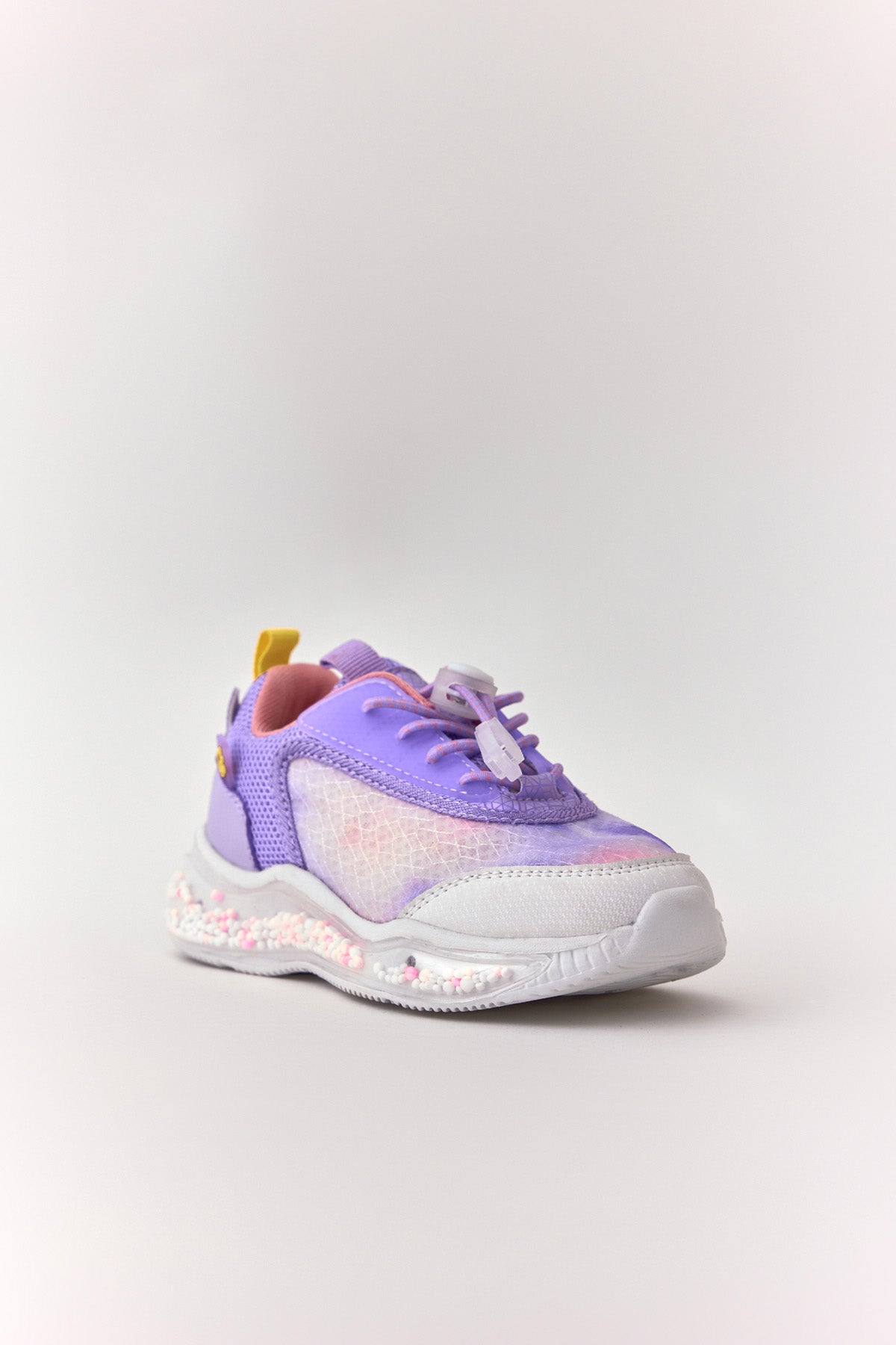 Lila Kız Bubble Baloncuk Tabanlı Işıklı Çocuk Sneaker