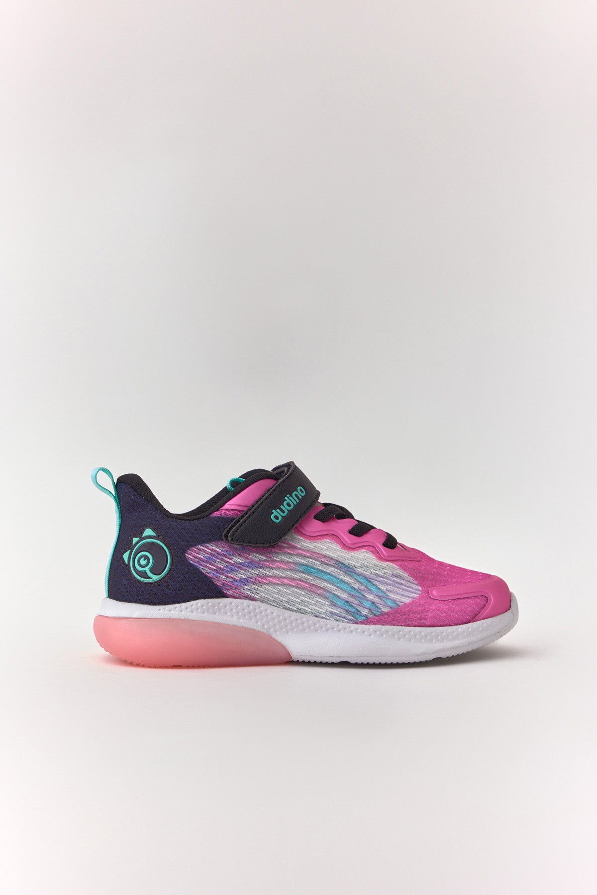 Pembe Kız Ibiza Kolay Giyilebilir Cırt Cırtlı Işıklı Çocuk Sneaker